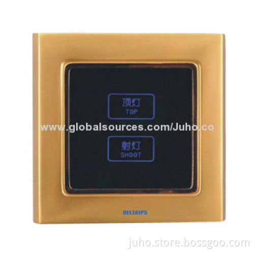 Remote Control Glass Panel Touch Switches For Hotel Automation